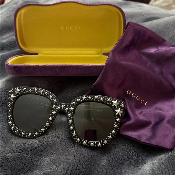 Gucci | Accessories | Gucci Starembellished Sunglasses With  display picture 3